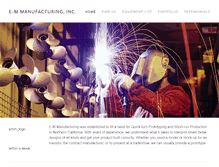 Tablet Screenshot of emmanufacturing.com